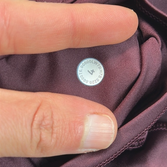 Lululemon Fast and Free Short 8" *Cool Cassis - Picture 5 of 6